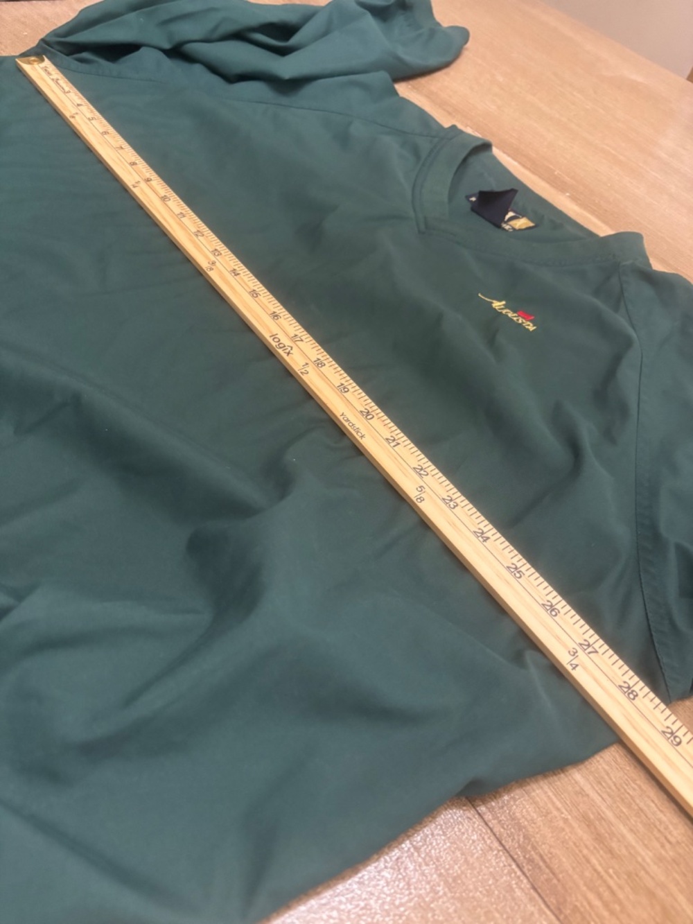 Vintage Foursome Augusta Golf Pullover Windshirt Men XXL Green Golf-Core 90s - Picture 4 of 9